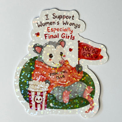 Naklejka Odklejka z serii SPOOKY DELULU  - FINAL GIRL CLUB