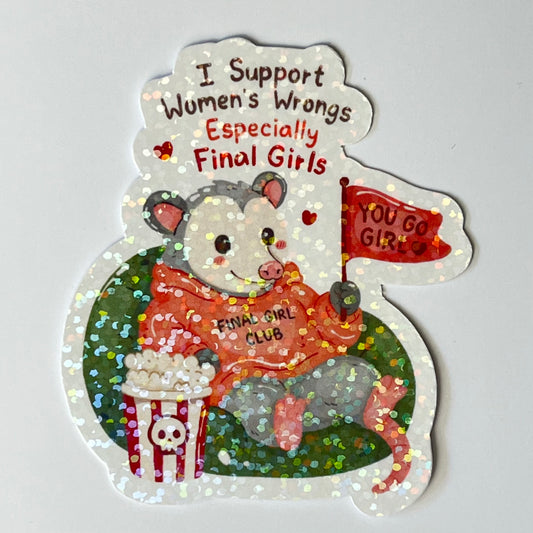 Naklejka Odklejka z serii SPOOKY DELULU  - FINAL GIRL CLUB