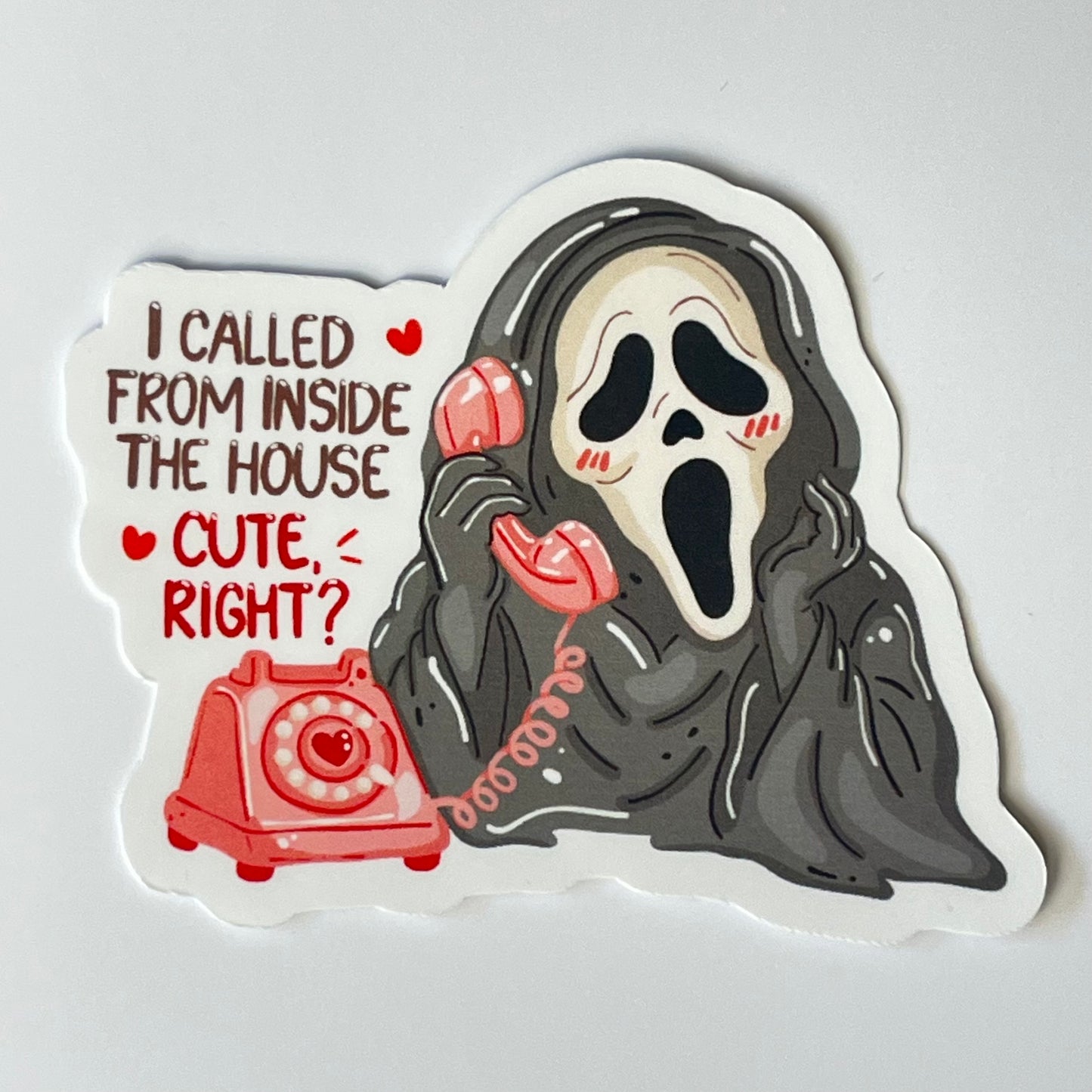 Naklejka Odklejka z serii SPOOKY DELULU  - CUTE LITTLE SCREAM