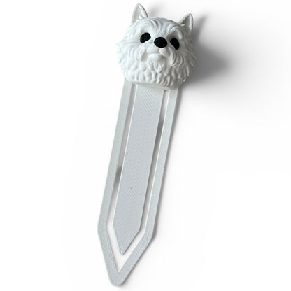 Zakładka 3D z wizerunkiem psa - TERRIER WESTIE