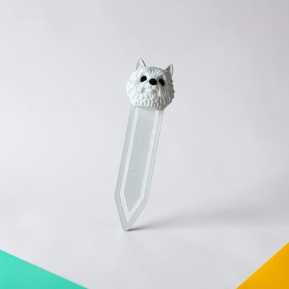 Zakładka 3D z wizerunkiem psa - TERRIER WESTIE