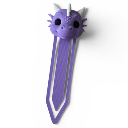 Zakładka 3D z wizerunkiem smoka - CUTE PURPLE DRAGON