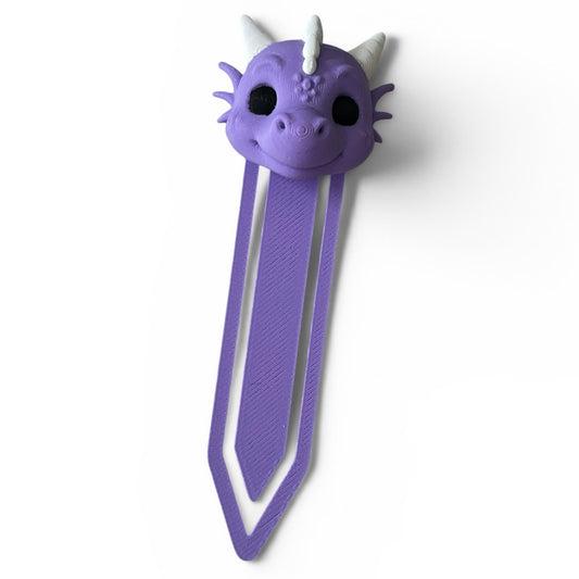 Zakładka 3D z wizerunkiem smoka - CUTE PURPLE DRAGON