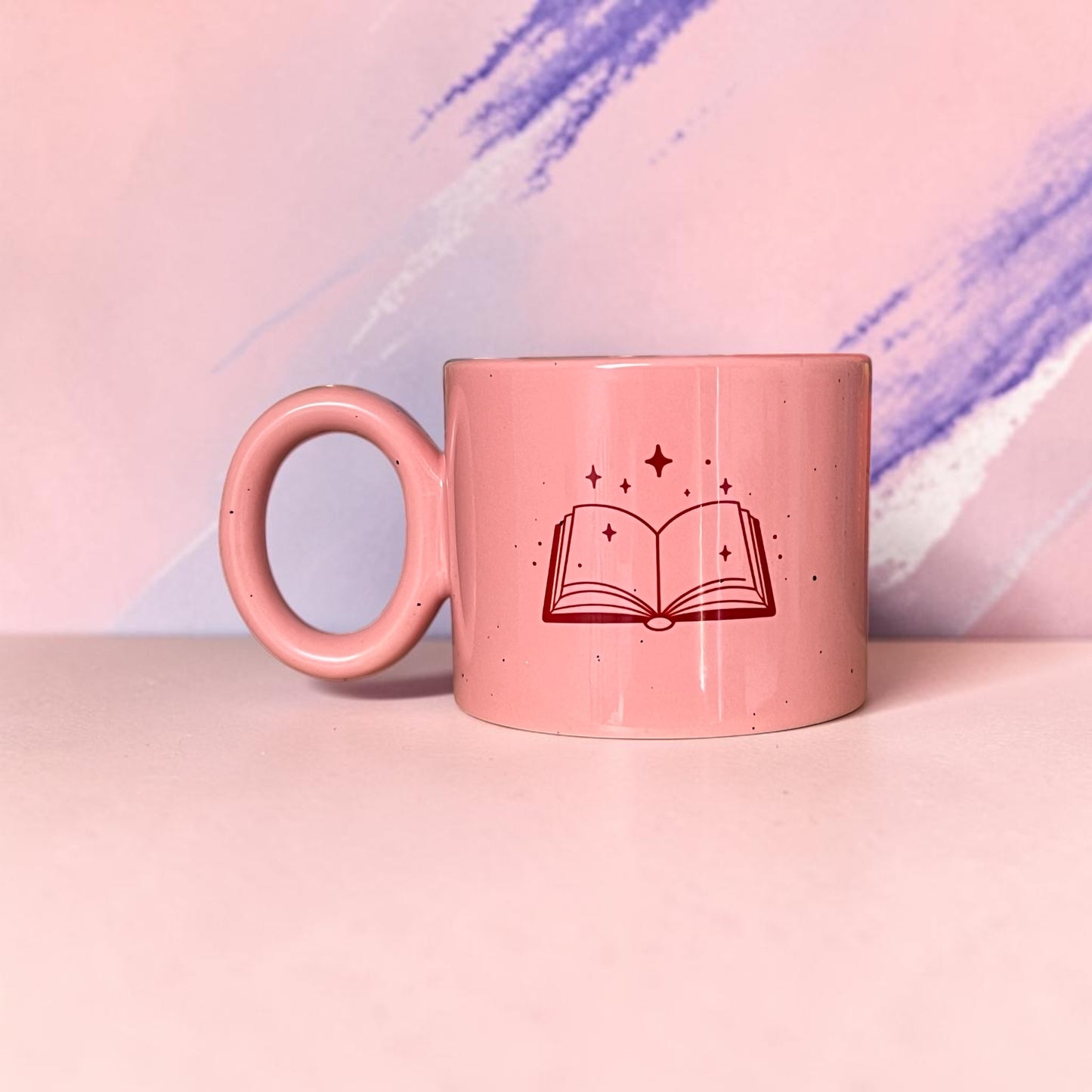 KUBEK LIMITOWANY - BOOK LOVER PINK - 400 ml