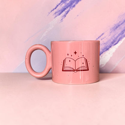 KUBEK LIMITOWANY - BOOK LOVER PINK - 400 ml