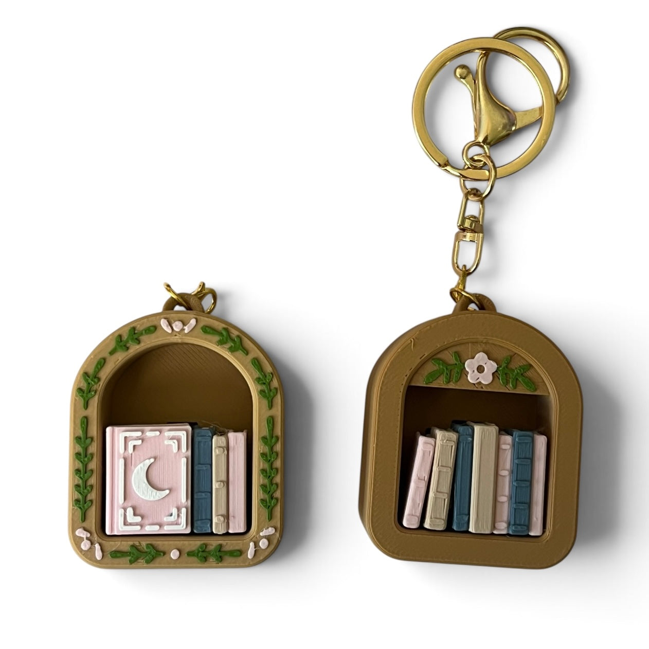 Mini biblioteczka – charms brelok fidget kliker dla miłośników książek