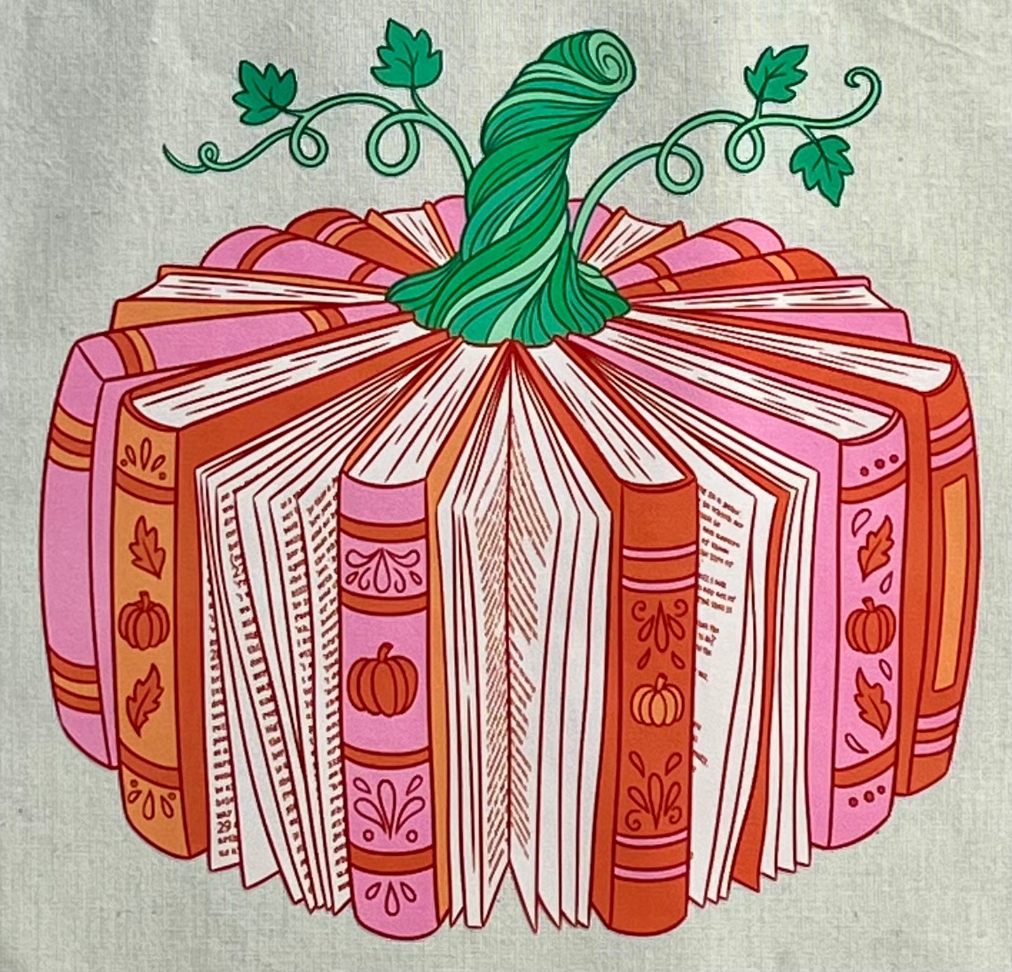 Torba bawełniana Bookish Pumpkin – książkowa dynia