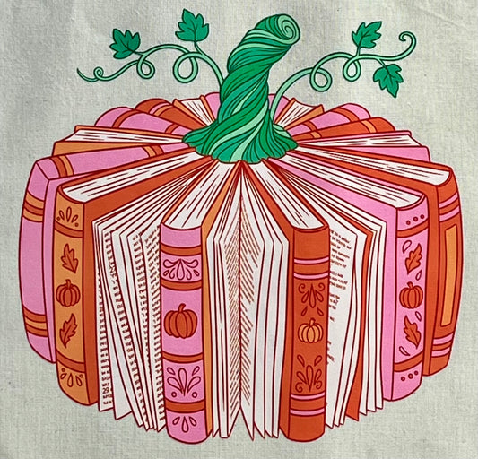 Torba bawełniana Bookish Pumpkin – książkowa dynia