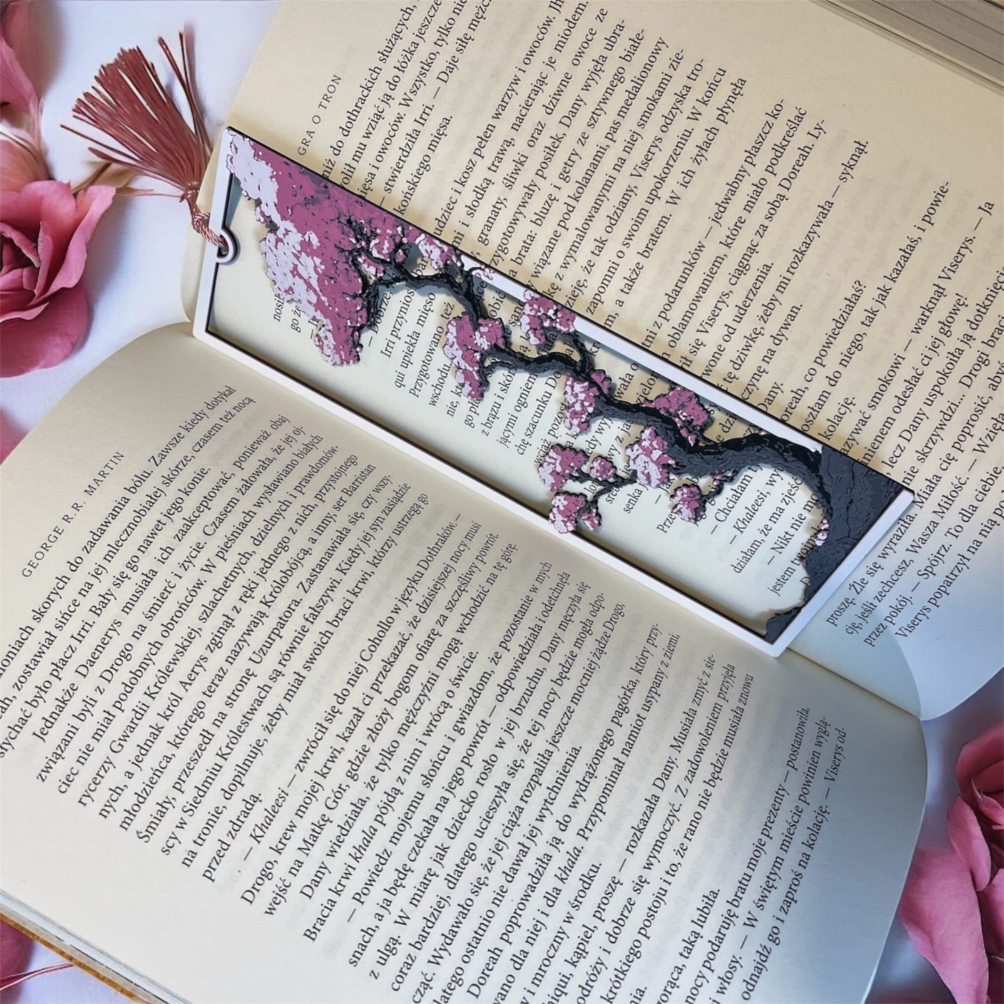 SAKURA BLOOM - Zakładka 3D do książki