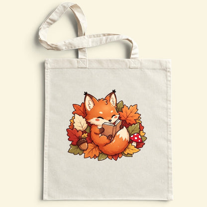 Torba bawełniana Autumn Fox – lisek z książką